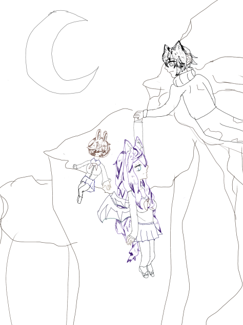 Galicta fan art outline
