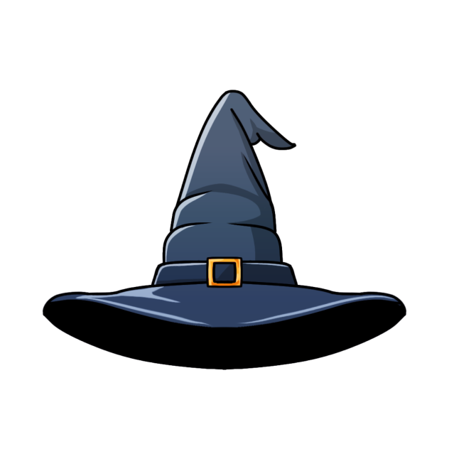 Witch hat sticker2