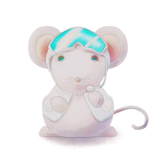 サイバーねずみくん　アニメ風