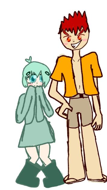 Shy y andy (personajes q me invente)