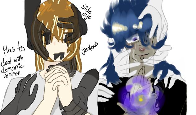 Demonic and angelic collab