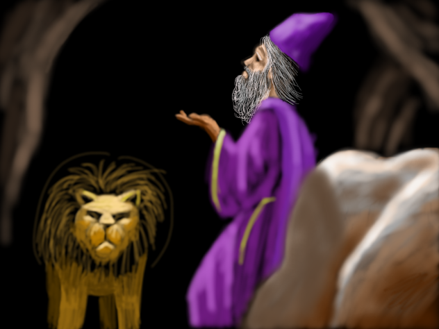 Daniel in the lions den