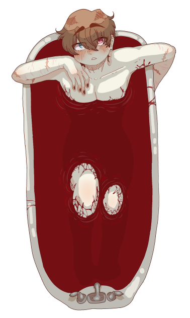 Bathing in blood