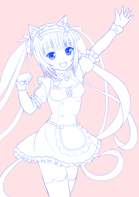 ねこパラ ショコラ 下書き
