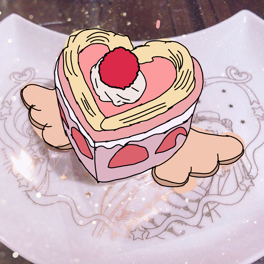 strawberry cake 🍰 🍓🍉 - ibisPaint