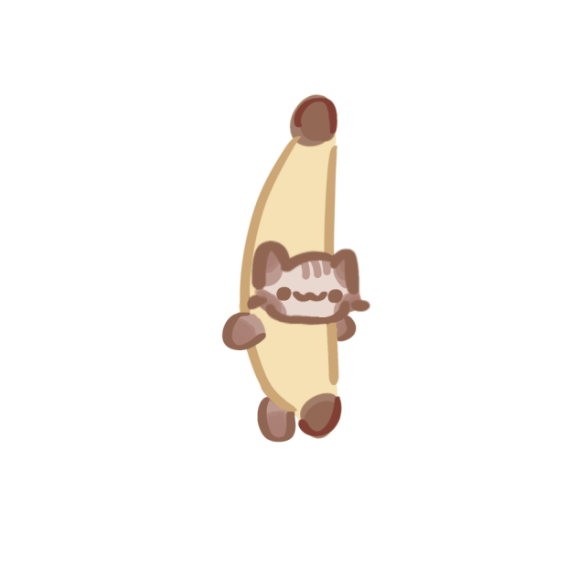 Cat banana🍌 ❤️