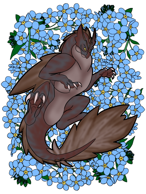 Volcano Dragon Colored