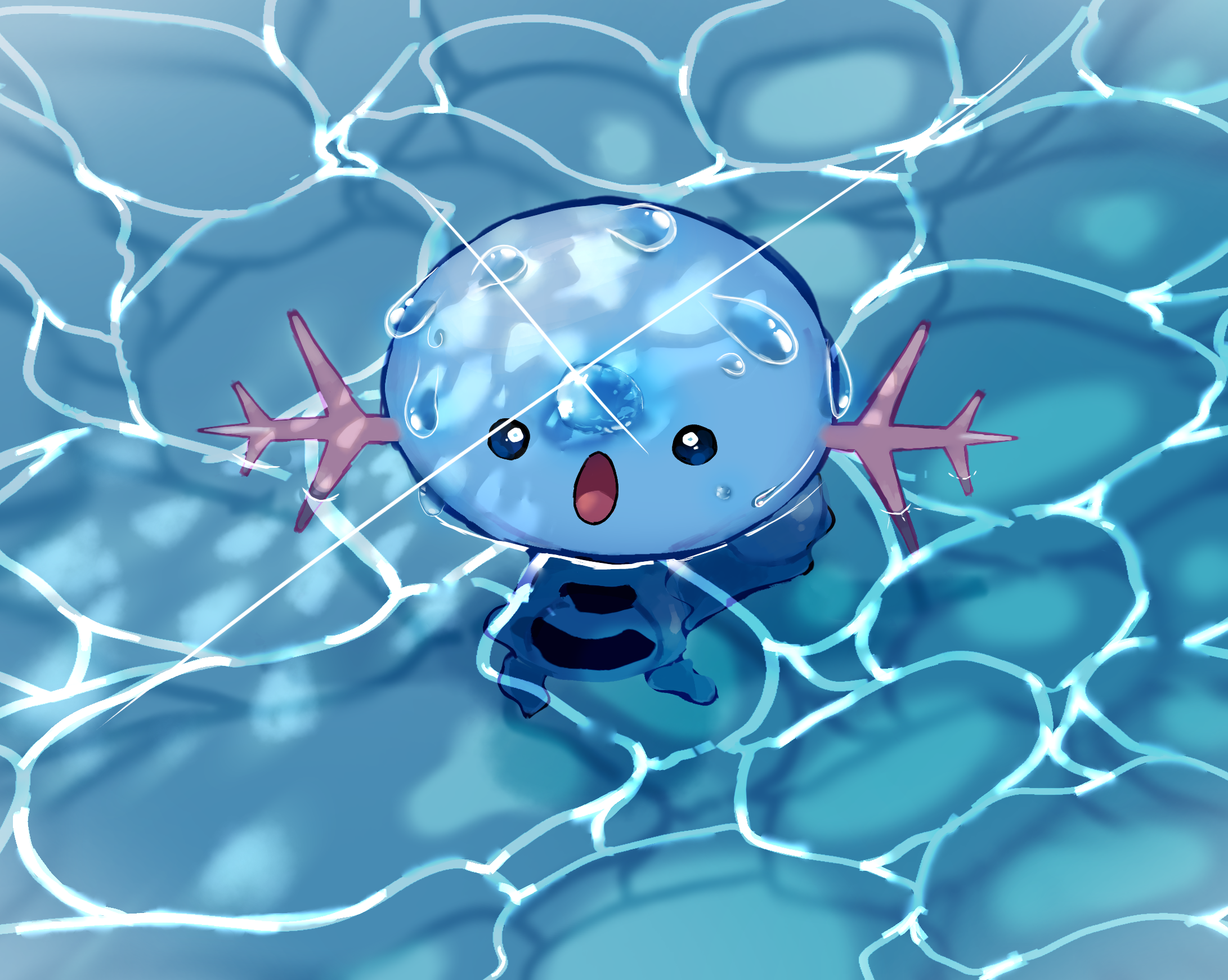 水の中のウパー - ibisPaint