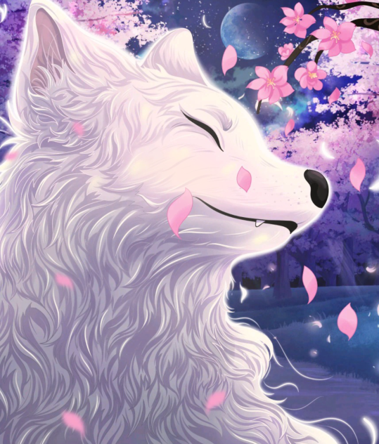 white wolf ️🐺 - ibisPaint