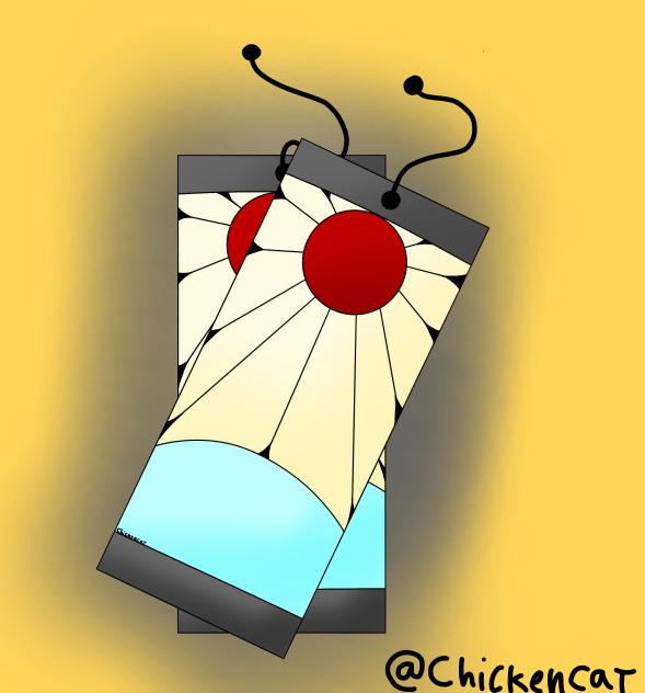 Tanjiro earring 💚