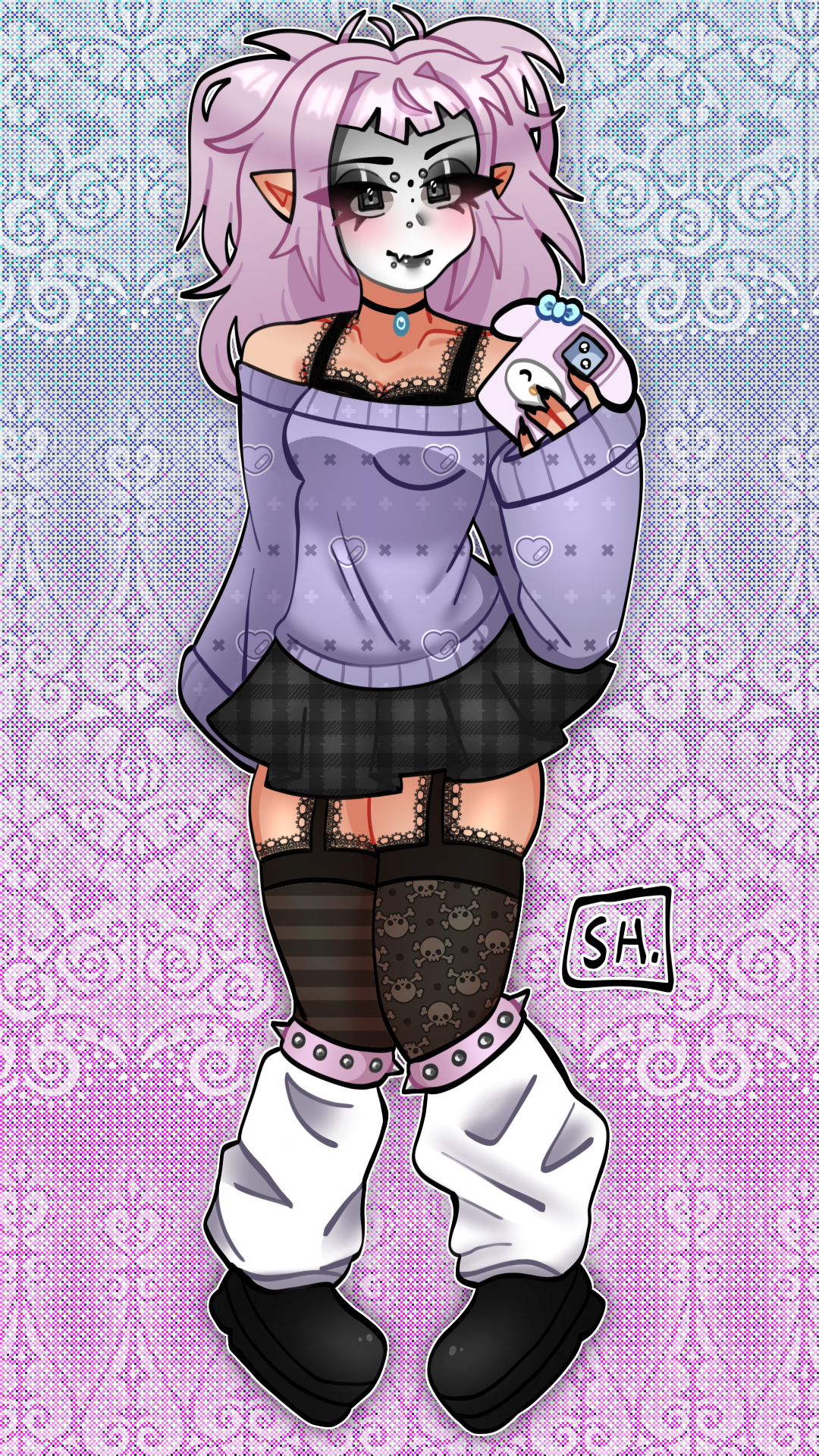 Pastel Goth Girl Melody - ibisPaint