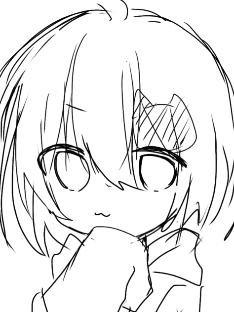 下描き