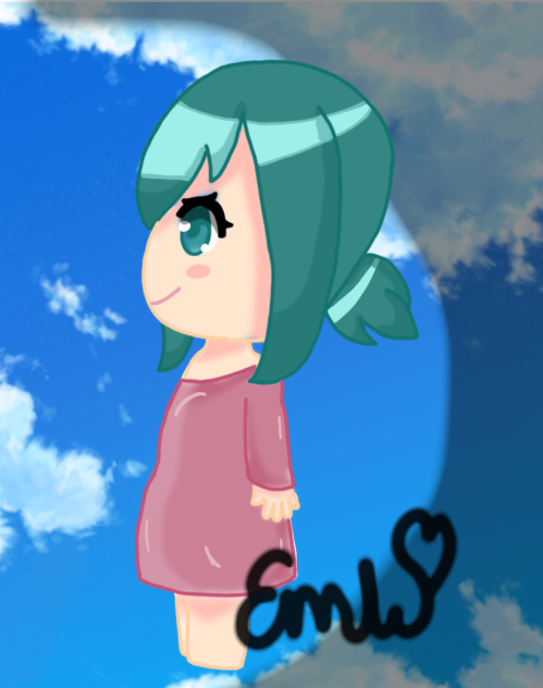 my chibi art style for oc