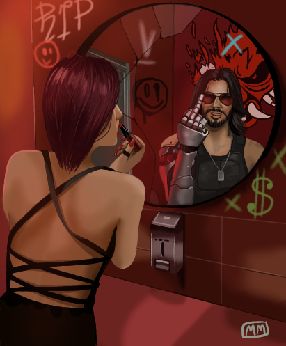 Cyberpunk Mirror WTF