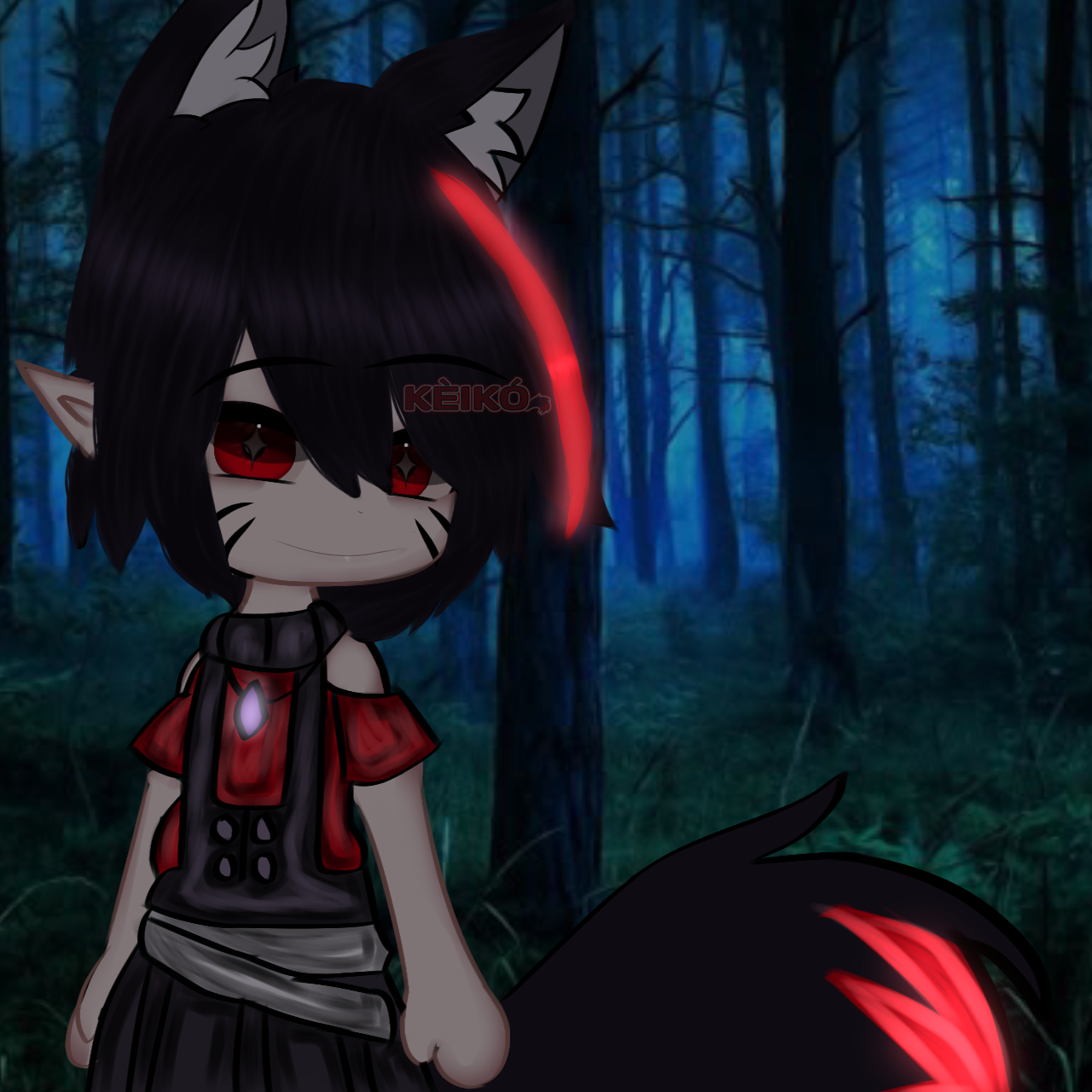 Simple lightning and oc - ibisPaint