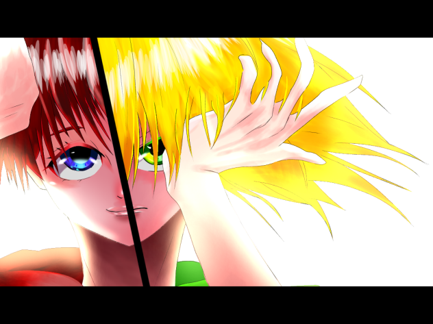 右肩の蝶　善&革朗