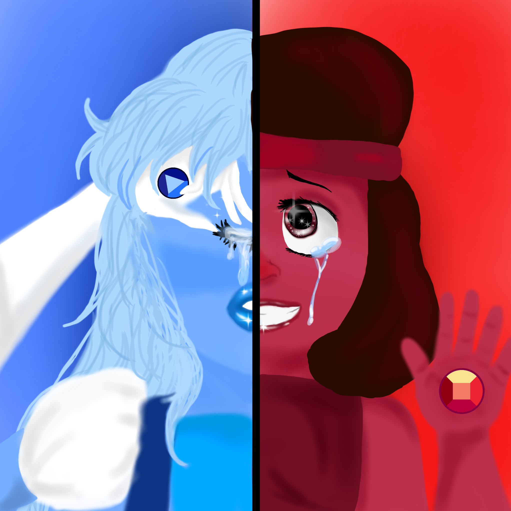 Steven universe ruby and sapphire - ibisPaint