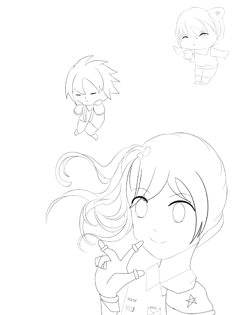 my upcoming comic poster - ibisPaint