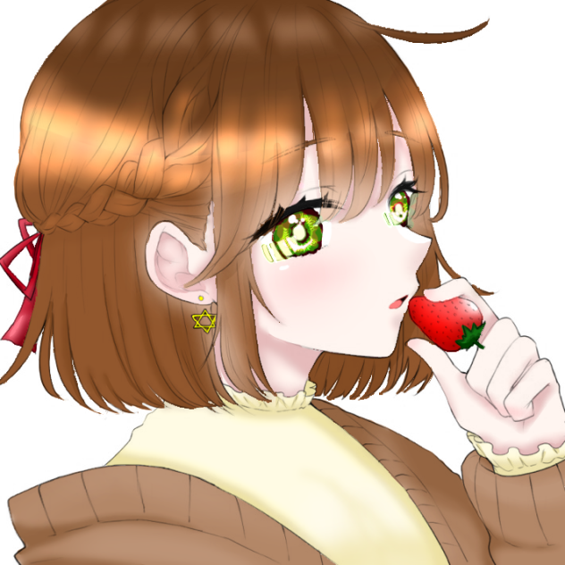 線画塗りましたぁ🤗