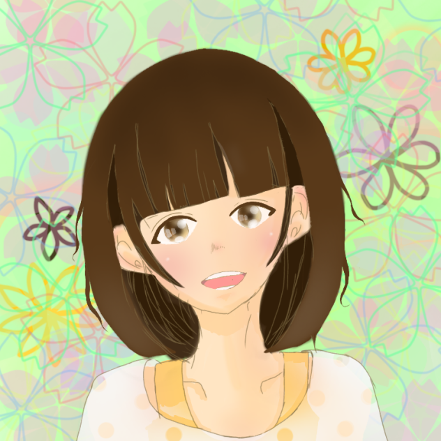 花のえがお