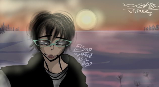 Elsa. My friend as a boy