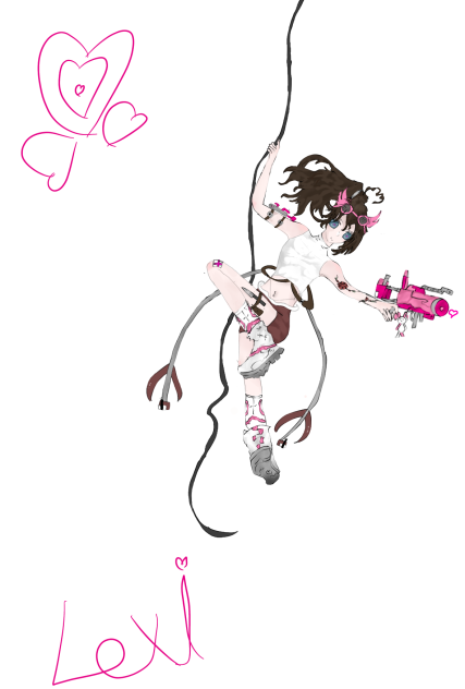 Pink fighter
