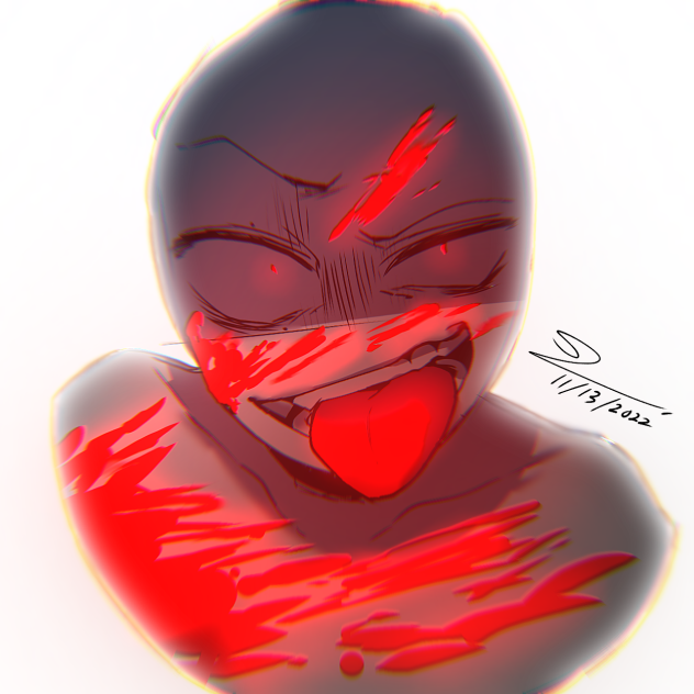 ゲス顔(落書き)