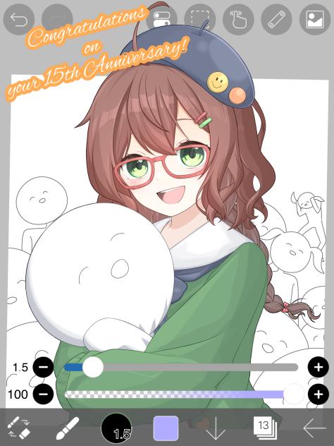 アイビスさん１５周年おめでとうございます！！