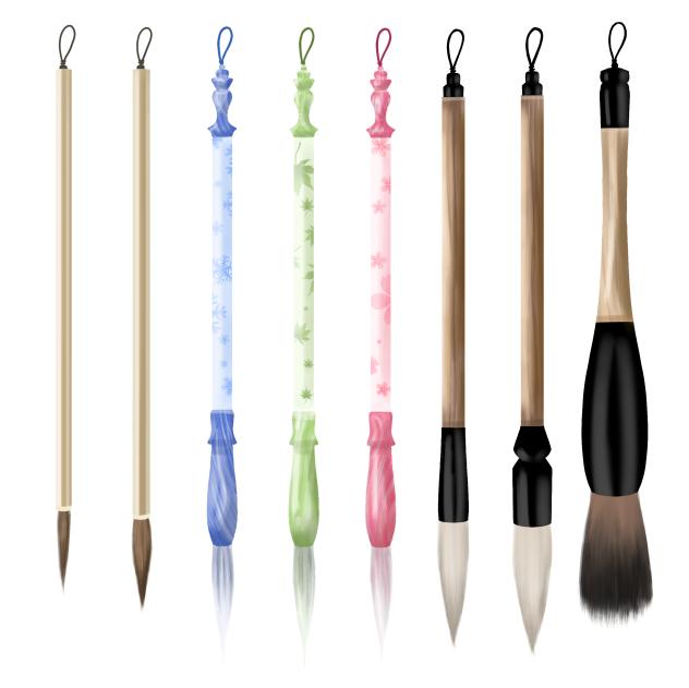 Chinese brushes