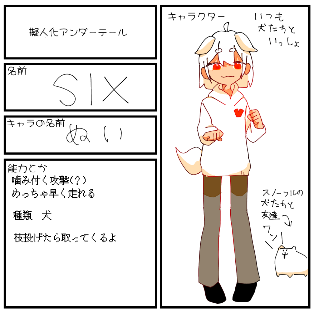 擬人化アンダーテール