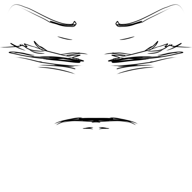 closing eyes ibisPaint