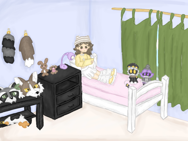 I drew my room ✨