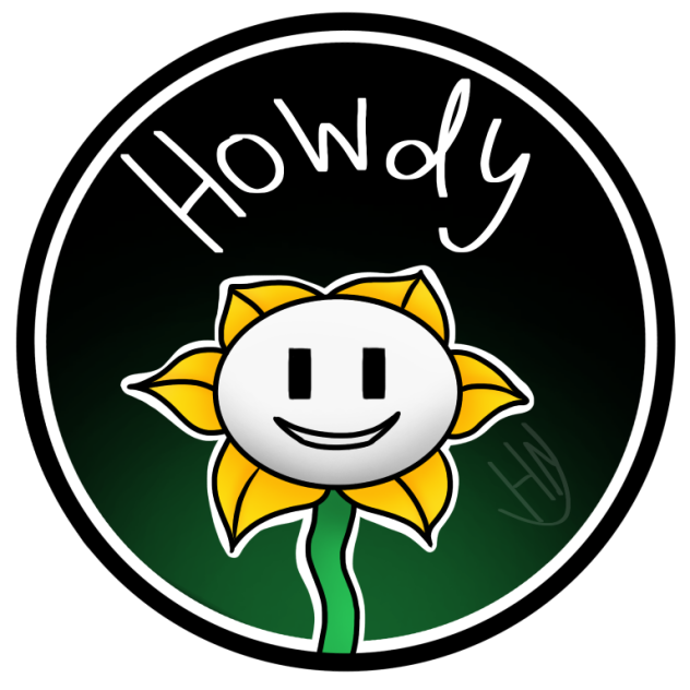 Flowey Badge