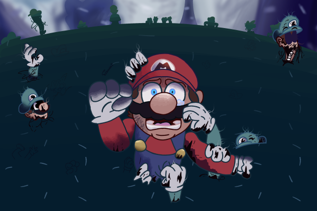 Mario Dream Team fan art