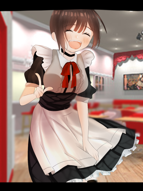 「おかえりなさいませ❤」