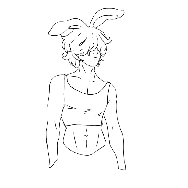 old art of friend's OC