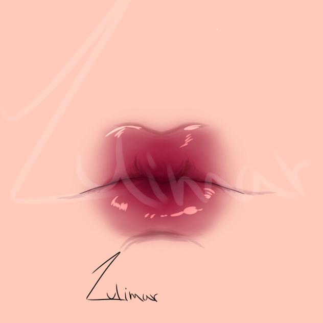 How to draw lips with me 👍