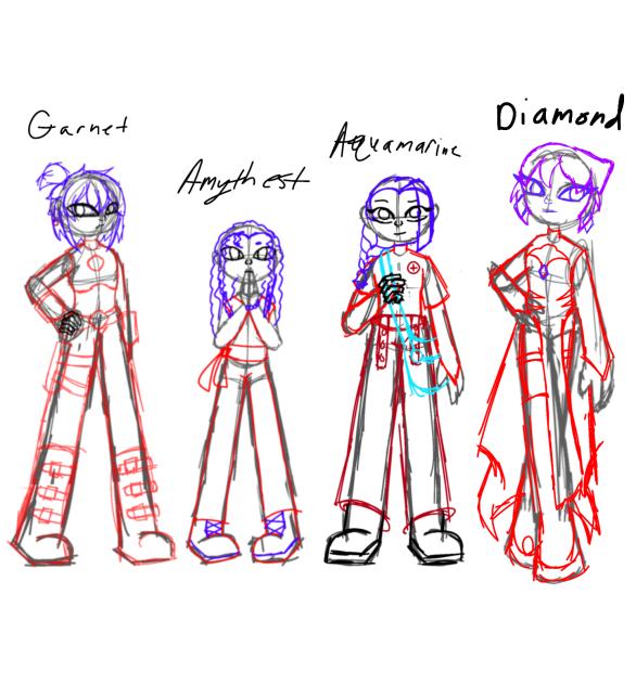 Crystal Characters WIP