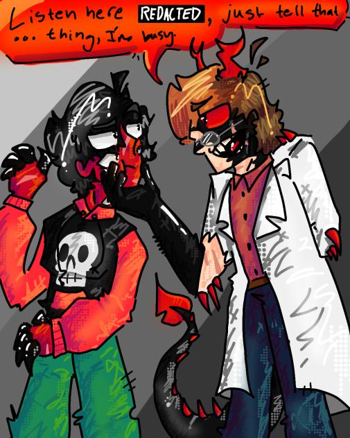 REDACTED and Edgar - ibisPaint