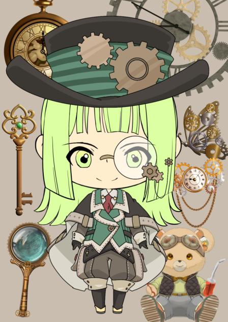 女の子　ミニキャラ
