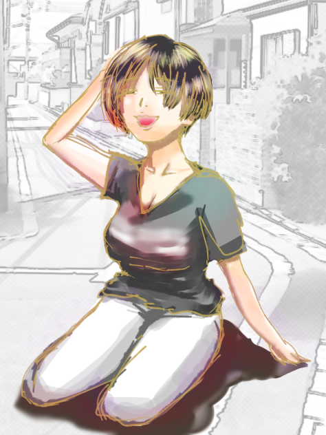 むちむちの人妻とぶつかりたい