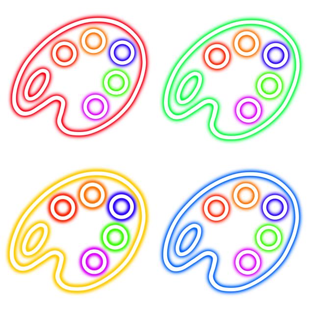 paint palette noun aicon 3