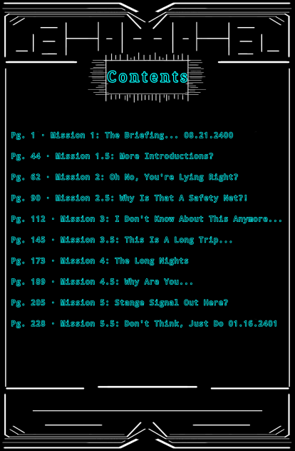 Onto The Horizon - Content Page