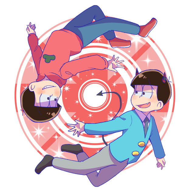 ノーマルおそ松さんとデビ松さん