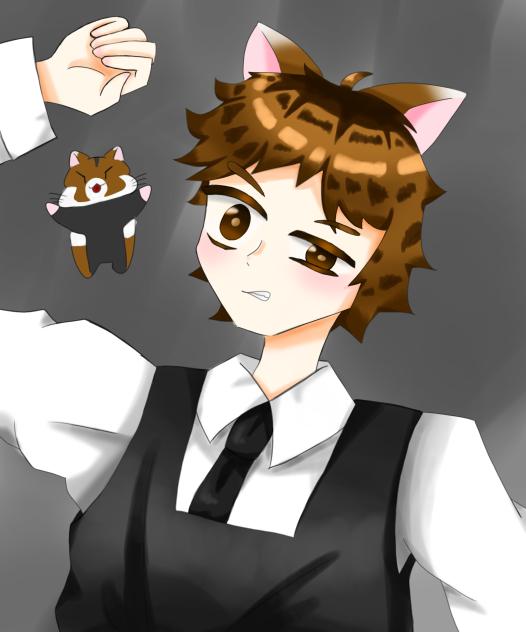 擬人化クロハラハムスター！