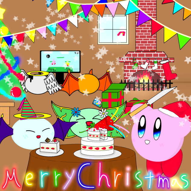 メリークリスマス！　〜カービィとオリキャラのクリスマスパーティー〜