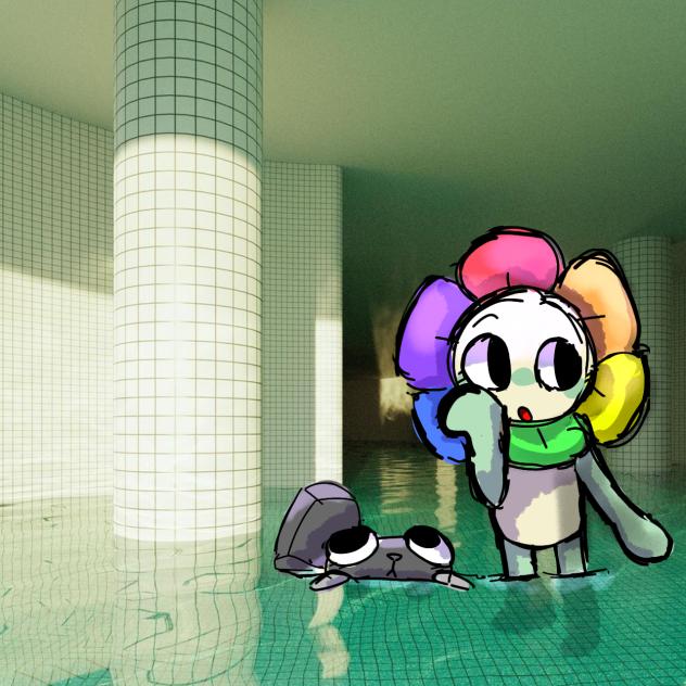 Liminal Dandy and pebble