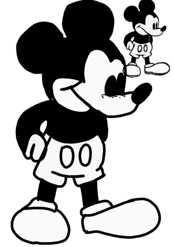 Mickey happy