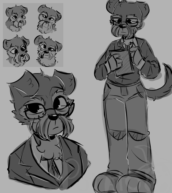 •Sketches of my Doggo•