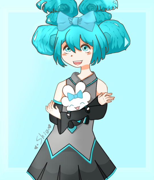 🩵☁️ • Miku y cinnamoroll • ☁️🩵